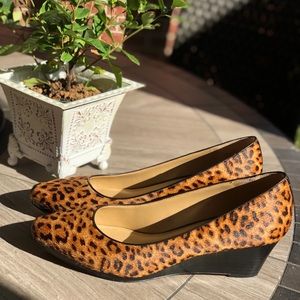 Leopard Wedges size 10 by Talbots - LAST CALL